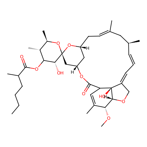 Milbemycin alpha6 structure