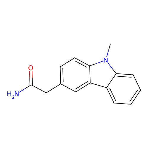 2-(9-methyl-9H-carbazol-3-yl)acetamide structure