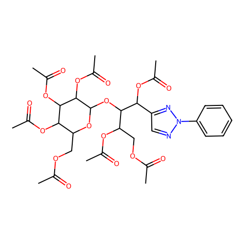 alpha-D-Galactopyranoside, 2,3-bis(acetyloxy)-1-[(acetyloxy)(2-p structure