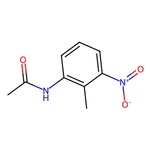 Acetamide, N-(2-methyl-3-nitrophenyl)- structure
