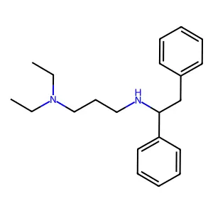 1,3-Propanediamine, N'-(1,2-diphenylethyl)-N,N-diethyl- structure