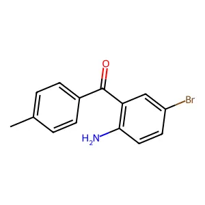(2-AMINO-5-BROMOPHENYL)(P-TOLYL)METHANONE structure