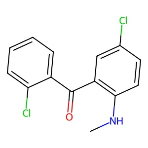 Benzophenone, 2',5-dichloro-2-methylamino- structure