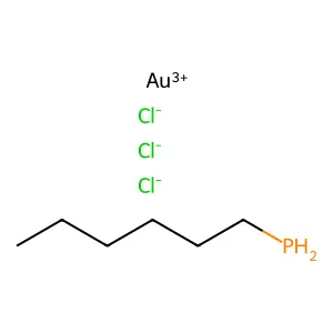 Gold, trichloro(triethylphosphine)-, (SP-4-2)- structure