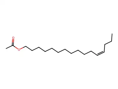 (E)-11-Hexadecenyl acetate structure