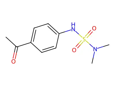 N-(4-Acetylphenyl)-N',N'-dimethylsulfamide structure