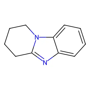 1,8-Diazatricyclo(7.4.0.0,2,7)trideca-2,4,6,8-tetraene structure