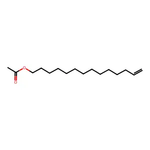 13-Tetradecen-1-yl acetate structure