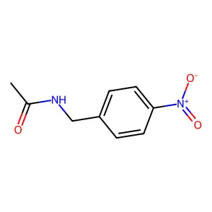 N-(4-硝基苄基)乙酰胺 structure