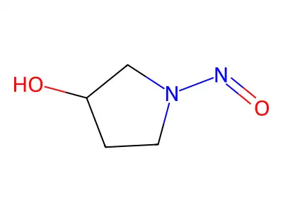 1-Nitroso-3-pyrrolidinol structure