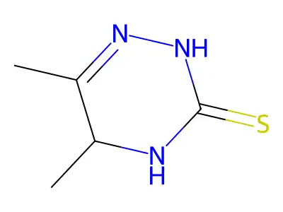 5,6-Dimethyl-2,5-dihydro-1,2,4-triazine-3-thiol structure