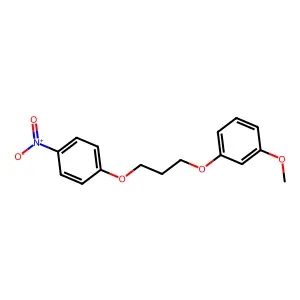 1-Methoxy-3-[3-(4-nitrophenoxy)propoxy]benzene structure