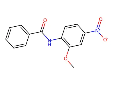 N-(2-甲氧基-4-硝基苯基)苯甲酰胺 structure