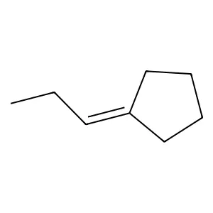 1-Propenyl cyclopentane structure