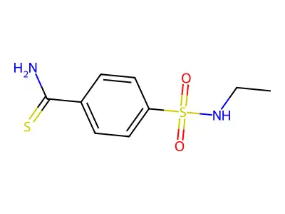 4-(Ethylsulfamoyl)benzenecarbothioamide structure