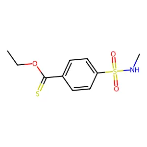 O-ethyl 4-(methylsulfamoyl)benzenecarbothioate structure