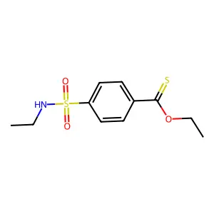 O-ethyl 4-(ethylsulfamoyl)benzenecarbothioate structure