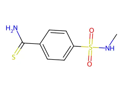 4-(Methylsulfamoyl)benzene-1-carbothioamide structure