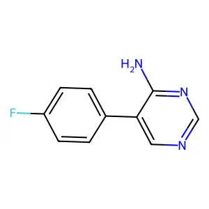 5-(4-Fluorophenyl)pyrimidin-4-amine structure