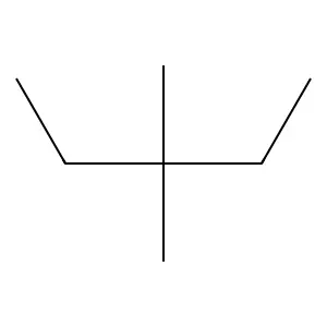3,3-二甲基戊烷 structure