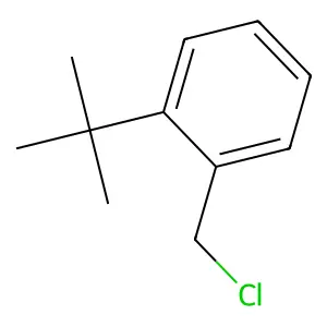 Benzene, 1-(chloromethyl)-2-(1,1-dimethylethyl)- structure