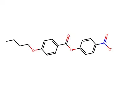 4-Nitrophenyl 4-butoxybenzoate structure