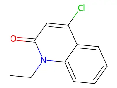 4-chloro-1-ethylquinolin-2(1H)-one structure