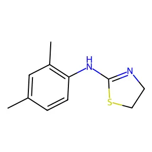 N-(2,4-二甲基苯基)-4,5-二氢-2-噻唑胺 structure