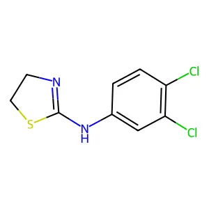 N-(3,4-Dichlorophenyl)-4,5-dihydro-1,3-thiazol-2-amine structure