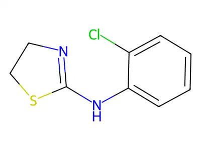 N-(2-chlorophenyl)-4,5-dihydro-1,3-thiazol-2-amine structure