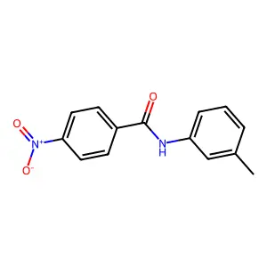 Benzamide, N-(3-methylphenyl)-4-nitro- structure