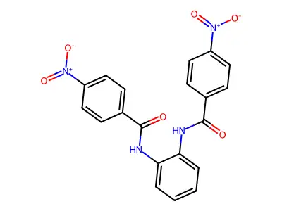 4-Nitro-N-(2-((4-nitrobenzoyl)amino)phenyl)benzamide structure