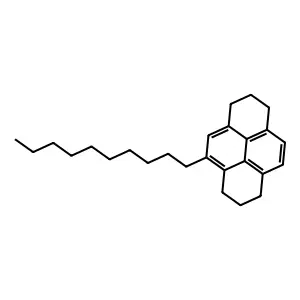 Pyrene, 4-decyl-1,2,3,6,7,8-hexahydro- structure