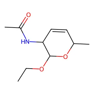 N-(2-Ethoxy-6-methyl-3,6-dihydro-2H-pyran-3-yl)acetamide structure