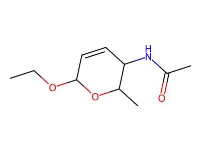 N-(6-Ethoxy-2-methyl-3,6-dihydro-2H-pyran-3-yl)acetamide structure