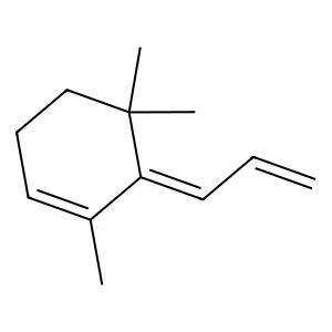 1,5,5-Trimethyl-6-(2-propenylidene)-1-cyclohexene structure