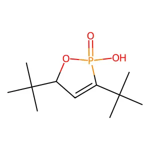 1,2-Oxaphosphole, 3,5-bis(1,1-dimethylethyl)-2,5-dihydro-2-hydroxy-, 2-oxide structure