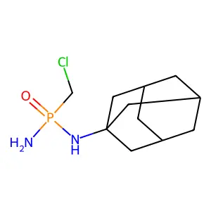 N-[amino(chloromethyl)phosphoryl]adamantan-1-amine structure