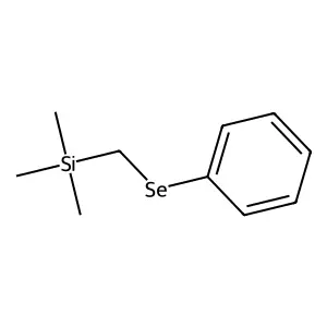 Trimethyl((phenylseleno)methyl)silane structure
