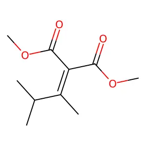 Dimethyl (3-methylbutan-2-ylidene)malonate structure