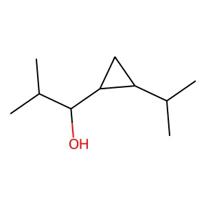 Cyclopropanemethanol, alpha,2-bis(1-methylethyl)- structure