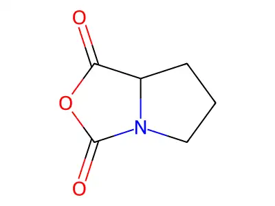 1H,3H-Pyrrolo(1,2-c)Oxazole-1,3-dione Tetrahydro-(7aS)- structure