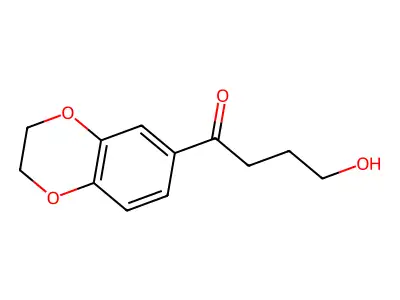 1-(2,3-Dihydro-1,4-benzodioxin-6-yl)-4-hydroxybutan-1-one structure