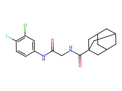 1-(4-chlorophenyl)-3-methyl-4-[({4-[(1,3-thiazol-2-ylamino)sulfonyl]phenyl}ami no)methylene]-1,2-diazolin-5-one structure