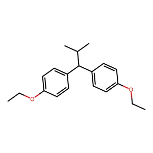 Benzene, 1,1'-(2-methylpropylidene)bis(4-ethoxy- structure