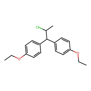 Benzene, 1,1'-(2-chloropropylidene)bis(4-ethoxy- structure