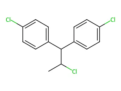 1,1'-(2-Chloropropane-1,1-diyl)bis(4-chlorobenzene) structure