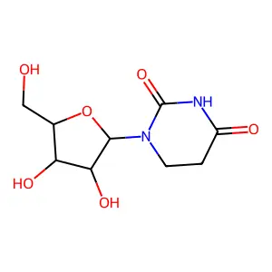 二氢尿苷 structure