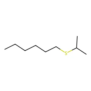 Hexane, 1-[(1-methylethyl)thio]- structure