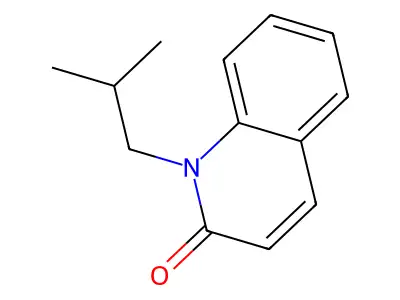 2(1H)-Quinolinone, 1-(2-methylpropyl)- structure